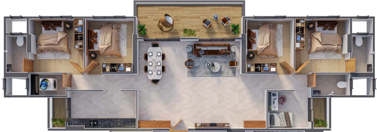 4.5 bhk majesty suite jodi